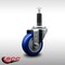 Service Caster 3.5'' SS Blue Poly Wheel Swivel 1'' Expanding Stem Caster SCC-SSEX20S3514-PPUB-BLUE-1 - alternate 2